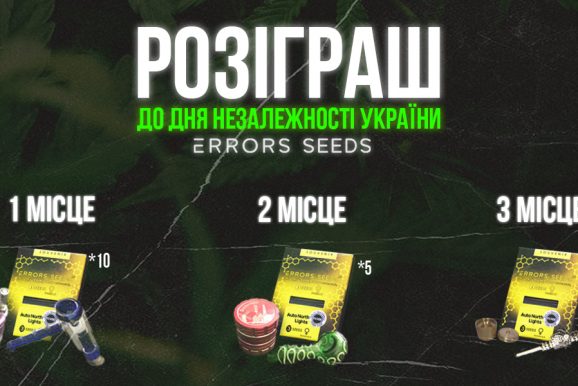 Праздничный розыгрыш от Errors Seeds и получай призы в честь наступающего Дня Независимости Украины