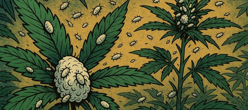 Мучнистые червецы на растениях каннабиса: как обнаружить и избавиться от вредителя
